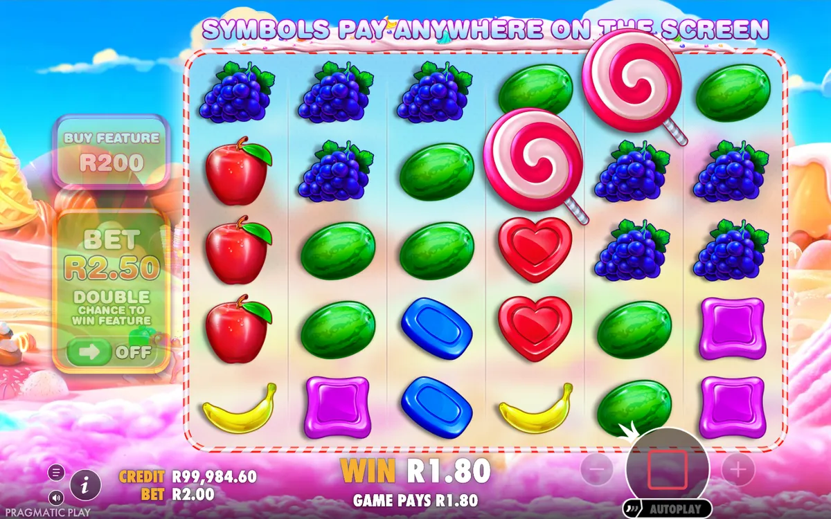 Sweet Bonanza free spins bonus gameplay