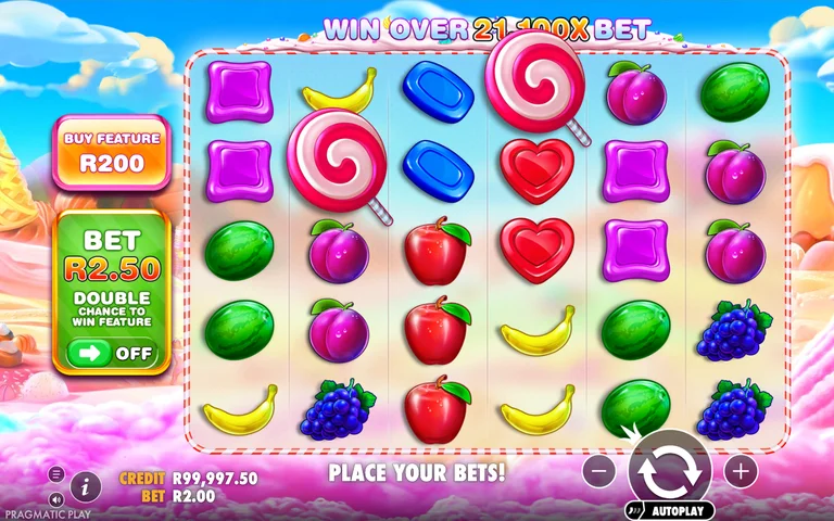 Sweet Bonanza winning spin